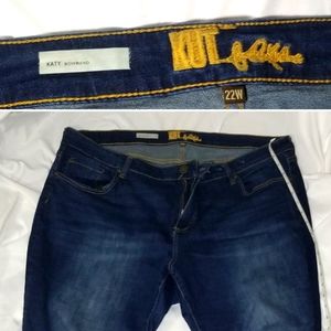 SOLD. Katy Kut from the Kloth Boyfriend Blue Jean's size 22W